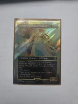 Galadriel, Light of Valinor Borderless (Surge Foil) Commander Lord of the Rings - Image 1