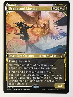 Drana and Linvala (Showcase) March of the Machine Non-Foil Regular MTG NM - Image 1