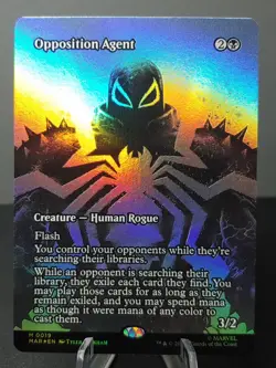 0019 Opposition Agent Borderless Foil Magic The Gathering Marvel Universe - Image 1
