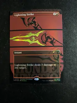 MTG - NM - 1x Lightning Strike - Foil cowboy bebop Standard Showdown promo - Image 1