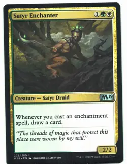 Satyr Enchanter U Core Set 2019 223 Lightly Played - Image 1