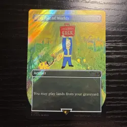 MTG - PIP - Crucible of Worlds (Borderless) (Surge Foil) #0885 - Near Mint - Image 1