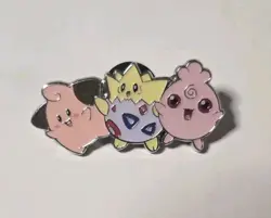 Pokemon TCG Small but Might Premium Collection - Cleffa / Togepi / Igglybuff pin - Image 1