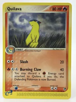 Pokemon TCG - EX Sandstorm Quilava 51/100 - 2003 - NM - Image 1