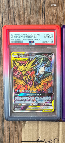 2019 P.M. SM BLACK STAR MLTRS/ZPDS/ARTCN.GXHIF ELITE TRAINER BOX #SM210 PSA 10 - Image 1