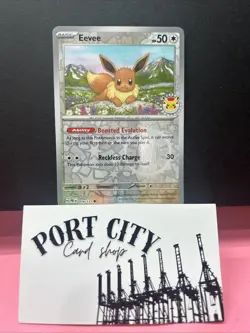 Eevee - 074/131 (Pokemon Day 2025) (Reverse Cosmos Holo) Pokemon • Promo • 074 - Image 1