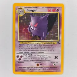 HOLO GENGAR 5/62 FOSSIL UNLIMITED MP POKEMON - Image 1