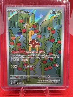Shuckle 136/132 - ME01: Mega Evolution Pokemon Illustration Rare Holo MINT - Image 1