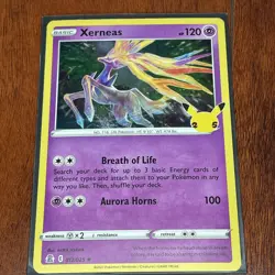 Xerneas 012/025 - 25th Anniversary - Holo Pokemon Card - Near Mint (NM) - Image 1