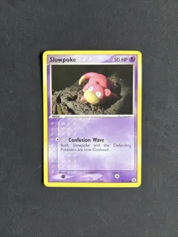 Pokemon TCG Slowpoke 80/112 EX Fire Red Leaf Green Regular Common Non Holo - Image 1