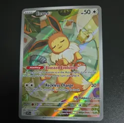 Eevee Pokemon Center Exclusive SVP 173 Pokemon Scarlet and Violet Promo NM - Image 1