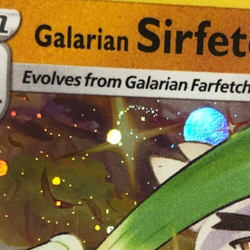 Pokemon TCG Rebel Clash Cosmos w Swirl Holographic Sirfetch'd 095/192 Near Mint - Image 2