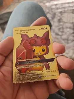 Pokemon - Pikachu Mega Sableye - Tag Cosplay - Gold Foil - Fan Art - Image 1