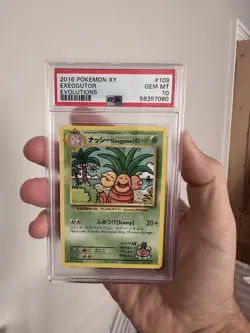 2016 Pokemon TCG XY Evolutions EXEGGUTOR 109/108 PSA 10 GEM Mint Secret Rare - Image 1