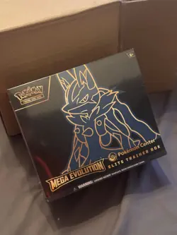 Pokemon Center Mega Evolutions ETB Lucario - Sealed Brand New - Image 1