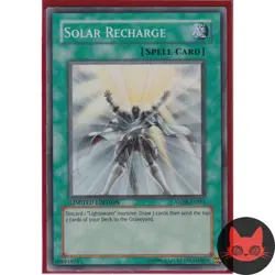 Yugioh Solar Recharge ANPR-RNSE1 Super Rare LP - Image 1