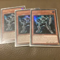 YuGiOh! Elemental HERO Solid Soldier CT15-EN003 x 3 PLAYSET Ultra Rare - Image 1