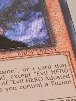 Evil HERO Adusted Gold 1st Edition Prismatic Ultimate Rare RA04-EN029 Yu-Gi-Oh! - Image 4