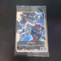 Sealed Gundam Card Game World Tour 2025 English EX Base EXBP-003 P - Image 1