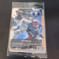 Sealed Gundam Card Game World Tour 2025 English EX Base EXBP-003 P - Image 5
