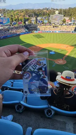 Los Angeles Dodgers X One Piece Monkey D Luffy Leader Promo Card 7/3/25 SGA New - Image 3
