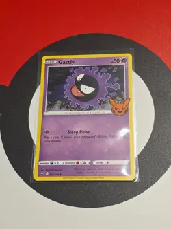 Pokemon TCG Halloween Trick or Trade Gastly #55/198 Common Card - Image 1