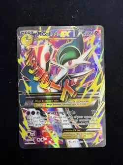Pokemon TCG Mega-Gallade-EX Roaring Skies Full Art Holo Card 100/108 - Image 1