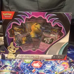 Pokemon TCG: Mimikyu Ex Box Booster Packs & Promo Card NEW SEALED - Image 1