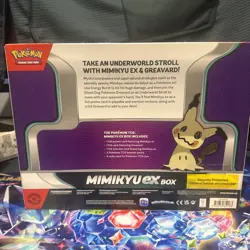 Pokemon TCG: Mimikyu Ex Box Booster Packs & Promo Card NEW SEALED - Image 2