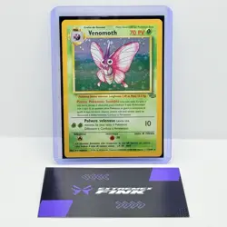 CARTA POKEMON CARD VENOMOTH HOLO 13/64 - ITA - SET JUNGLE - EXCELLENT - Image 1