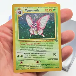 CARTA POKEMON CARD VENOMOTH HOLO 13/64 - ITA - SET JUNGLE - EXCELLENT - Image 2
