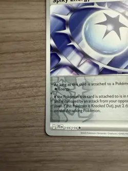 Pokemon TCG Spiky Energy Reverse Holo Card 159/159 Journey Together NM - Image 4