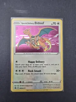 Pokemon TCG: Special Delivery Bidoof - Sword & Shield Promo Card [SWSH177] - Image 3