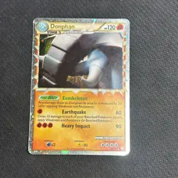 Pokemon Card Donphan HGSS Holo Prime Ultra Rare 107/123 2010 - HP - Image 1