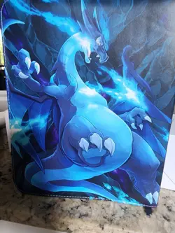 Pokemon Charizard Card Binder TCG 9 Pockets 50 Sleeves Holds 400 New - Image 3