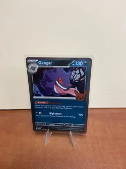 2024 Pokemon Gengar Trick or Trade Cosmos Holo #057/091 Halloween Card - Image 1