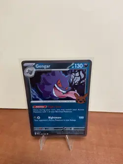 2024 Pokemon Gengar Trick or Trade Cosmos Holo #057/091 Halloween Card - Image 3