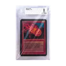 WOTC Magic Graded Card Fireball - Alpha - BGS 8 NM - Image 1