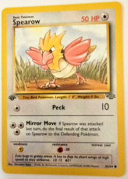 1999 Pokemon TCG Spearow First Edition Wizards Of The Coast Jungle Set Card #39 - Image 1