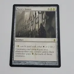 MTG Norn's Annex New Phyrexia 17/175 Regular Rare LP White Artifact - Image 1