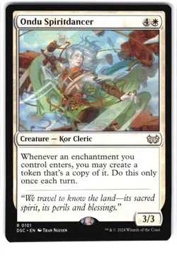 Ondu Spiritdancer R Commander: Duskmourn: House of Horror 101 NM MTG Magic - Image 1