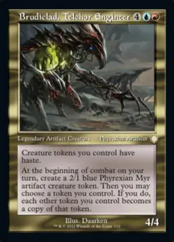 Mint/Near-Mint, English - 4 x MTG Brudiclad, Telchor Engineer Commander: The Bro - Image 1