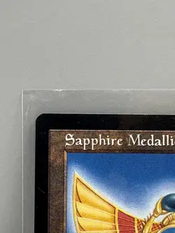 Rare Uncommon Tempest Vintage MtG Sapphire Medallion Near Mint NM+ - Image 4