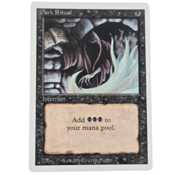 MTG Dark Ritual Revised 3ED Common Black Interrupt Magic the Gathering - Image 1
