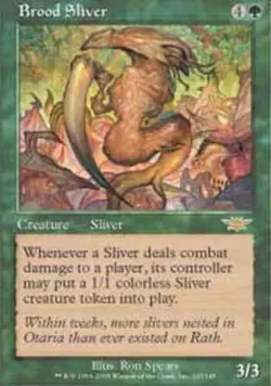 Moderatly Played, English - 1 x MTG Brood Sliver Legions - Image 1
