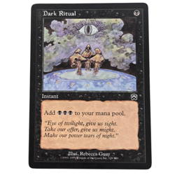 MTG Dark Ritual Mercadian Masques MMQ Common Black Instant Magic the Gathering - Image 1