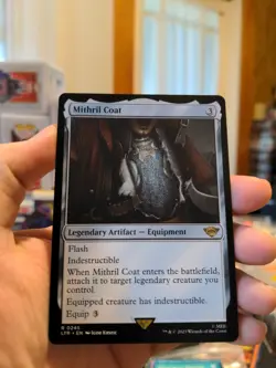 Magic The Gathering: Lord of the Rings MITHRIL COAT 245 Regular MTG LotR - Image 1