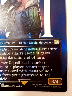 Squall, SeeD Mercenary (Borderless) -Foil Mint/Near Mint MTG 402 - Image 4