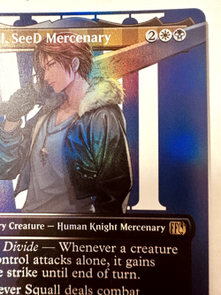 Squall, SeeD Mercenary (Borderless) -Foil Mint/Near Mint MTG 402 - Image 5