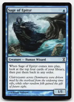 MTG Sage of Epityr C Time Spiral 74 LP - Image 1